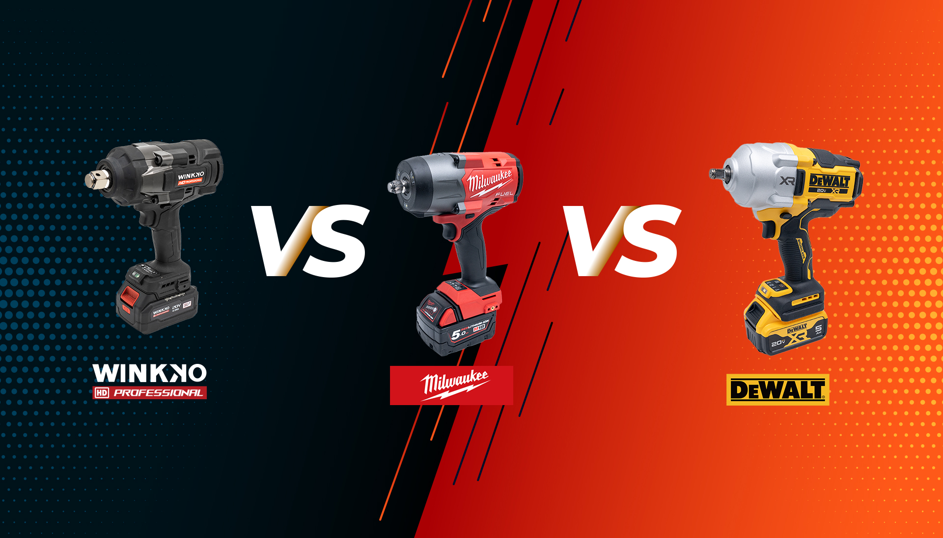 Confronto de torque de chaves de impacto 20V - RODADA 1