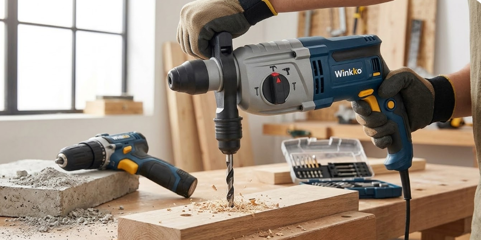 Чи можна використовувати перфоратор як звичайну дриль