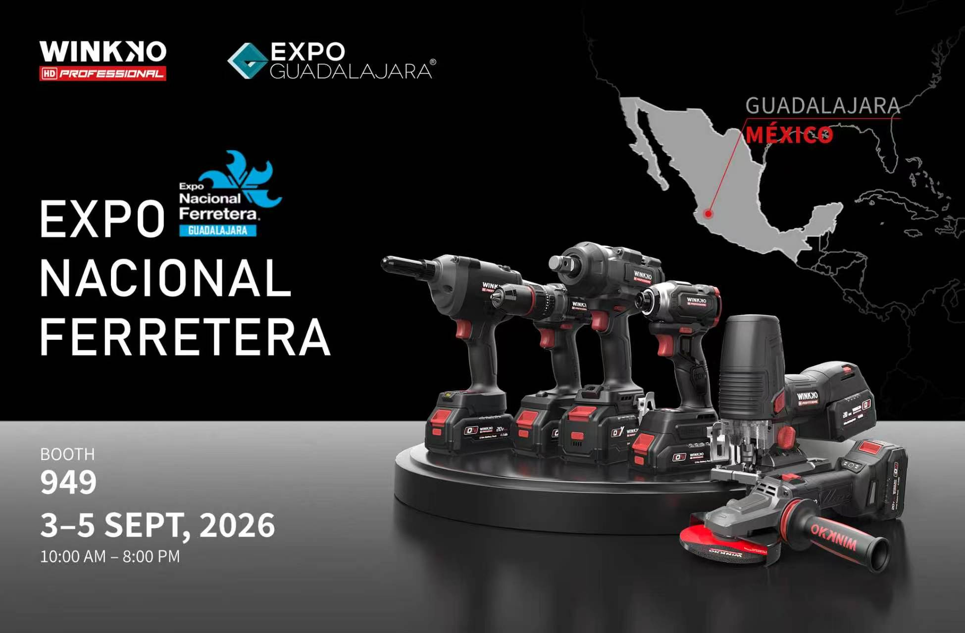မက္ကဆီကိုရှိ Expo Nacional Ferretera 2026 တွင် WINKKO ပြပွဲ